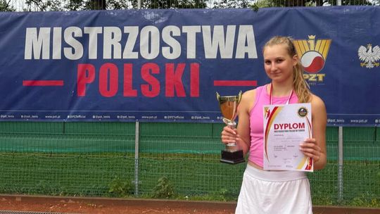 Duży sukces augustowskiej tenisistki. Zdobyła medal Mistrzostw Polski!