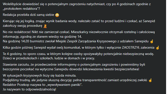 KAŻDA MINUTA MA ZNACZENIE, PANIE CHODKIEWICZ. WIĘC POLICZMY JE RAZEM