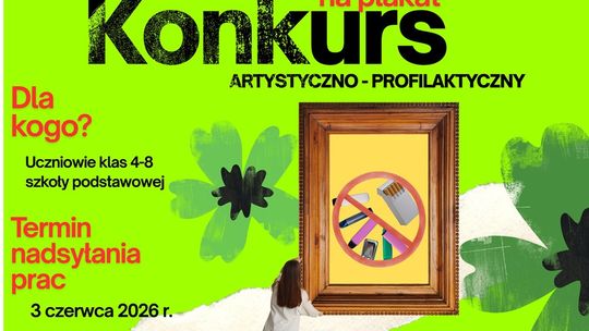 Konkurs plastyczny w Augustowie z okazji Światowego Dnia Rzucania Palenia