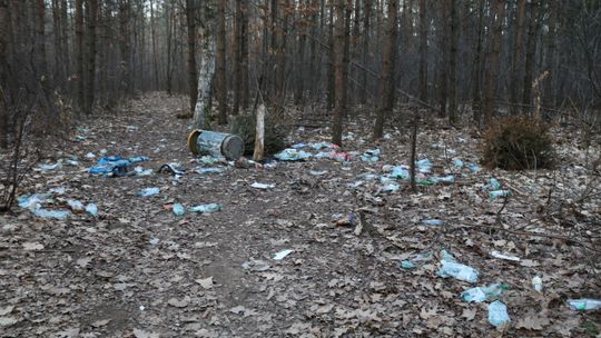 Dominują tam plastikowe butelki, a jak wiemy plastik rozkłada się całymi latami.