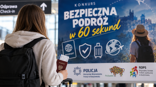 Podlaska Policja ogłasza konkurs „Bezpieczna podróż w 60 sekund”