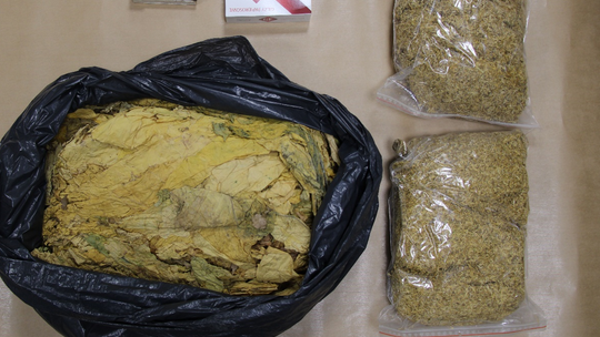 Policja zabezpieczyła 4 kg tytoniu bez akcyzy w powiecie augustowskim