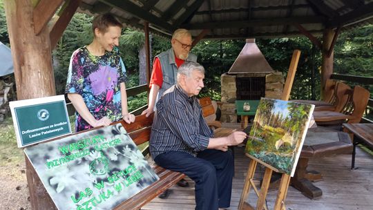 Puszcza inspiruje. Artyści spotkali się w Suchej Rzeczce