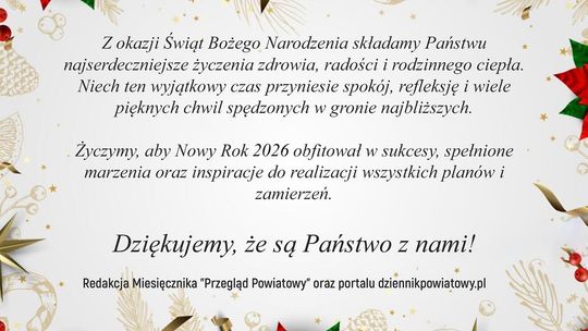 Redakcja „Przeglądu Powiatowego” i dziennikpowiatowy.pl składają życzenia mieszkańcom Augustowa i gmin powiatu augustowskiego