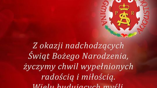 Władze gminy Augustów składają życzenia mieszkańcom