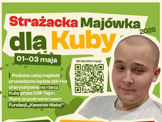 17-letni Kuba potrzebuje pomocy. Przyjdź na Strażacką Majówkę
