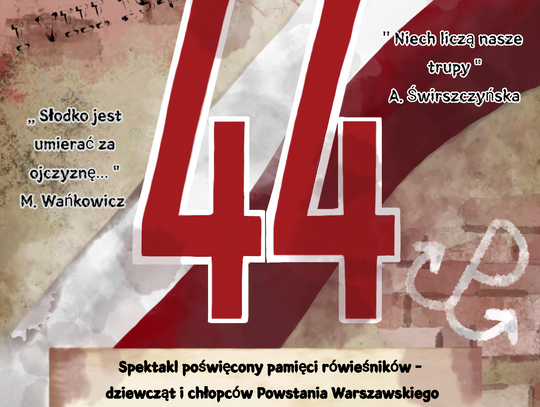 „44” – poetycko-muzyczny spektakl o Powstaniu Warszawskim w Teatrze Res Humanae