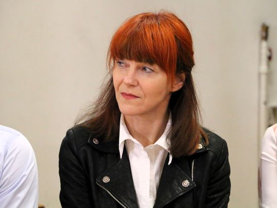 Augustów TV. Pokrętne tłumaczenia urzędnika Na zdjęciu: Wiesława Drejer-Przekop.