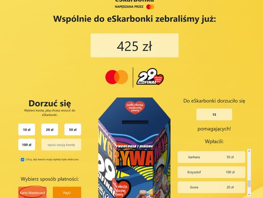 Augustowska eskarbonka dla WOŚP 