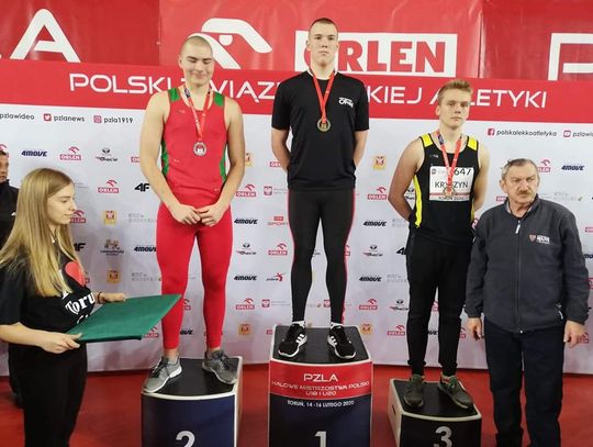 Augustowski lekkoatleta na podium 