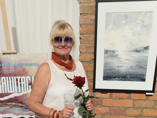 Barbara Gałczyńska i magia akwareli – wystawa „Grawitacja” w Augustowie