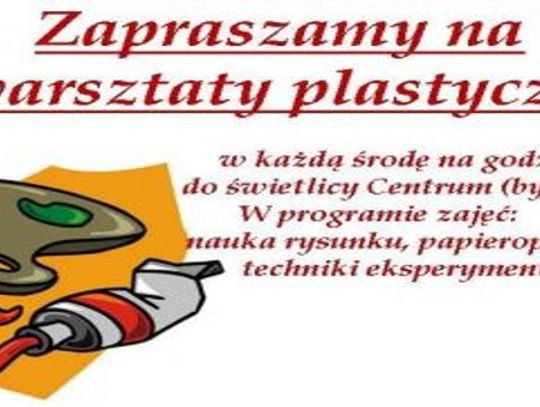 Centrum Biblioteczno - Kulturalne w Sztabinie zaprasza na warsztaty plastyczne