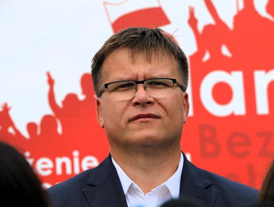 Na zdjęciu: Tomasz Miklas, podczas jednego ze spotkań PiS przed wyborami parlamentarnymi w 2019 roku.