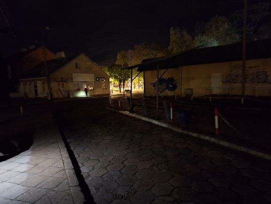 Na dworcu PKS w Augustowie nie ma oświetlenia