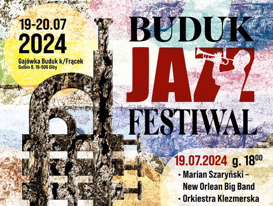 Plakat Buduk Jazz Festiwal.