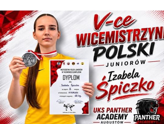 Izabela Śpiczko Wicemistrzynią Polski Juniorów 2026 w Taekwondo Olimpijskim