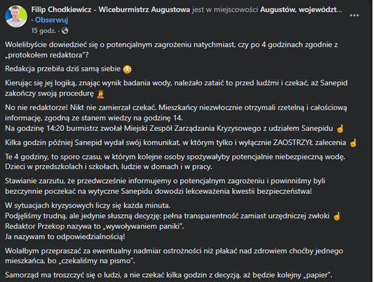 KAŻDA MINUTA MA ZNACZENIE, PANIE CHODKIEWICZ. WIĘC POLICZMY JE RAZEM