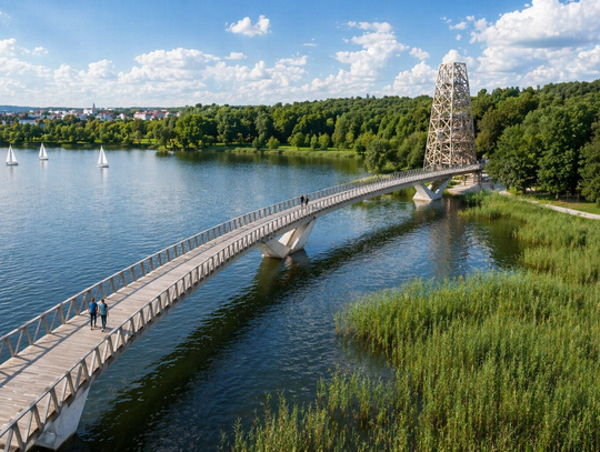 Kładka za 75 milionów. Turystyczna dla mieszkańców, wojskowa dla Brukseli