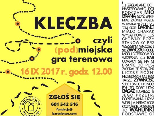 KLECZBA – kapiąca miodem gra (pod)miejska 