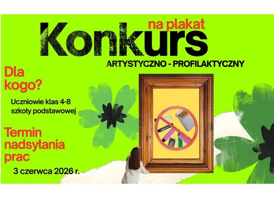 Konkurs plastyczny w Augustowie z okazji Światowego Dnia Rzucania Palenia