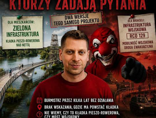 Kto naprawdę blokuje kładkę w Augustowie? Fakty zamiast oskarżeń