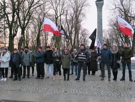 Manifestacja w centrum Augustowa (foto i video) 