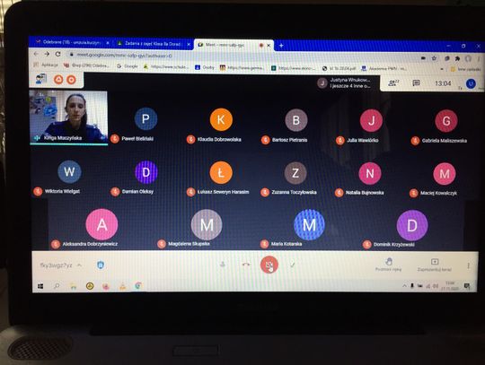 Mili goście klas ósmych na platformie Google for Education w Zespole Szkolno- Przedszkolnym Nr 2 w Augustowie