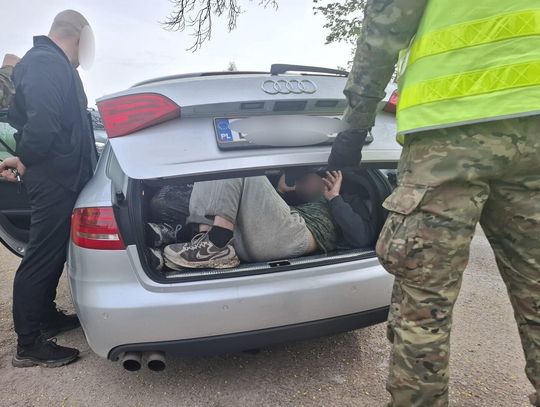 Na granicy polsko-litewskiej zatrzymano kurierów i 25 migrantów. Grozi im nawet 8 lat więzienia