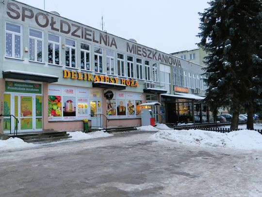 Na zdjęciu: budynek Spółdzielni Mieszkaniowej.