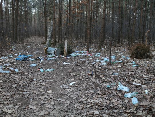 Dominują tam plastikowe butelki, a jak wiemy plastik rozkłada się całymi latami.