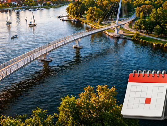 Pełne kalendarium kładki nad Nettą