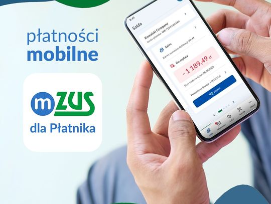Płatności elektroniczne w aplikacji mZUS dla Płatnika