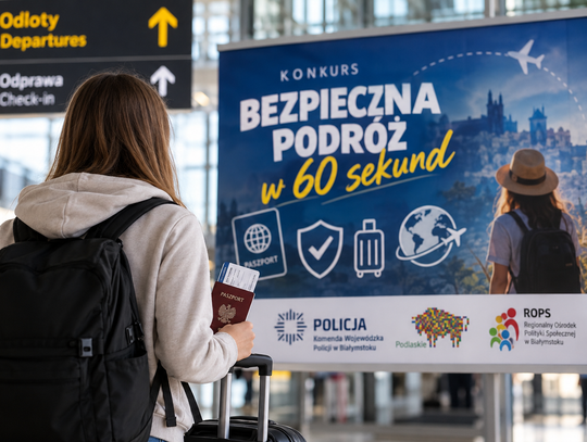 Podlaska Policja ogłasza konkurs „Bezpieczna podróż w 60 sekund”