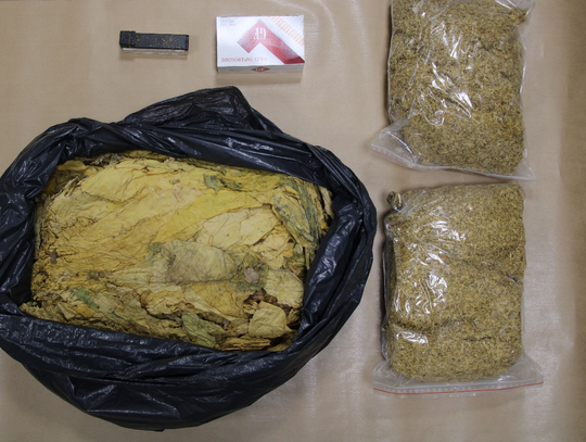 Policja zabezpieczyła 4 kg tytoniu bez akcyzy w powiecie augustowskim