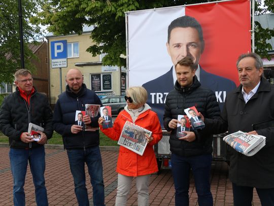 Politycy Koalicji Obywatelskiej zachęcali augustowian do głosowania na Rafała Trzaskowskiego (foto i video)