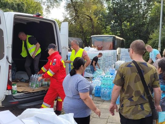 Pomoc z Augustowa dotarła do powodzian na południu Polski