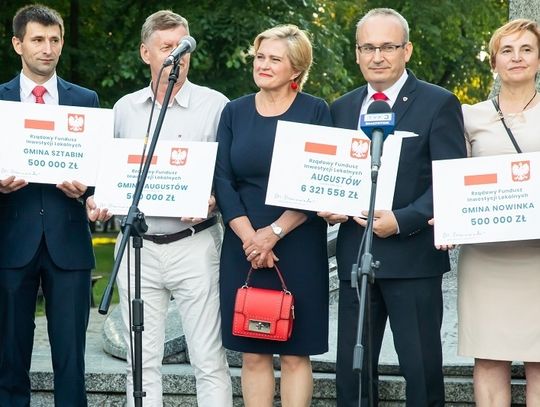  Ponad 6,3 miliona złotych dla Augustowa!