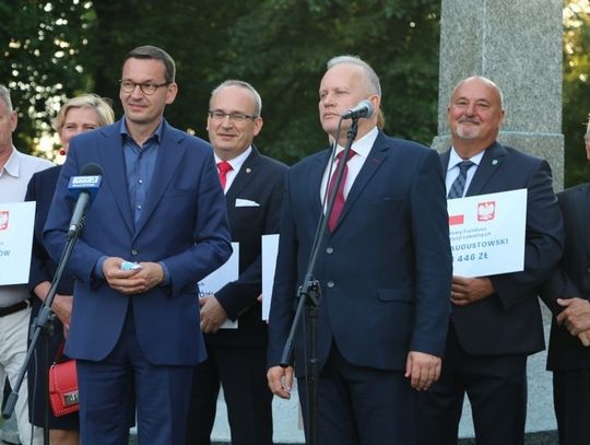 Premier Morawiecki odwiedził Augustów (video)