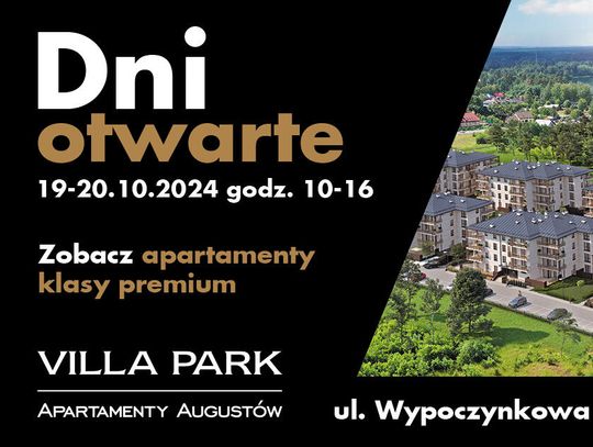 Racis Development zaprasza serdecznie na Dni Otwarte inwestycji Villa Park w Augustowie!