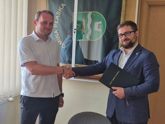 Rafał Harasim nowym dyrektorem Zespołu Szkolno-Przedszkolnego w Płaskiej
