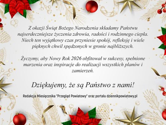 Redakcja „Przeglądu Powiatowego” i dziennikpowiatowy.pl składają życzenia mieszkańcom Augustowa i gmin powiatu augustowskiego