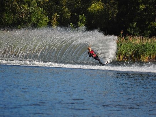 Slalom na jeziorze Białym 