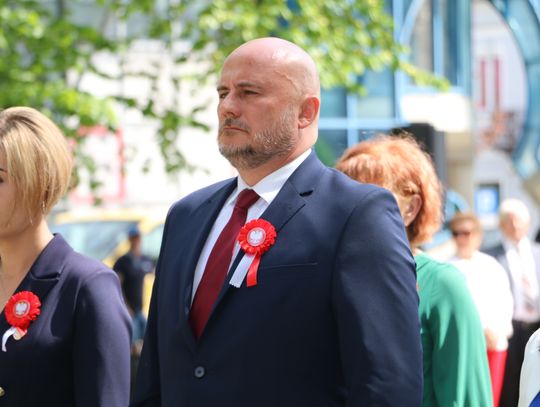 Wojciech Jerzy Szczudło podczas uroczystości Święta Konstytucji 3 Maja.