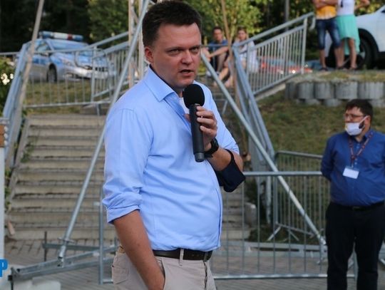 Szymon Hołownia w Augustowie