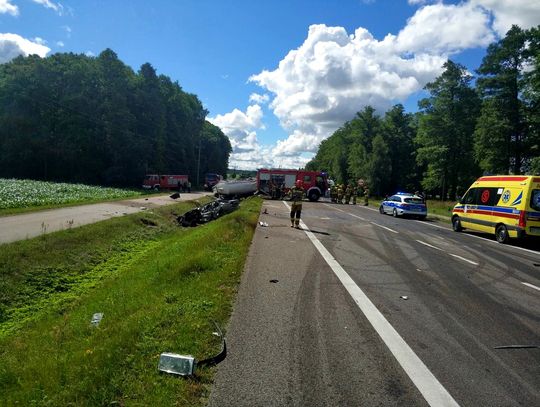 Tragiczny wypadek na trasie Augustów -Suchowola 