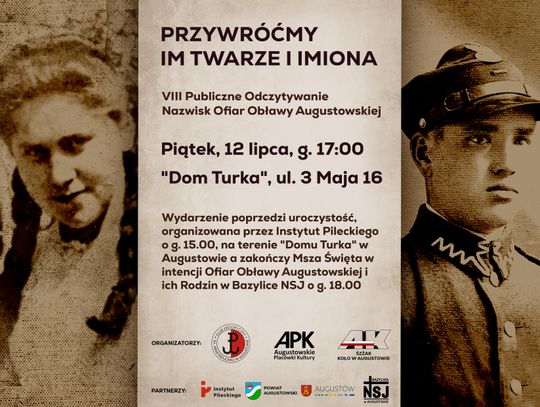 VIII Publiczne Odczytywanie Nazwisk Ofiar Obławy Augustowskiej – „Przywróćmy Im Twarze i Imiona”