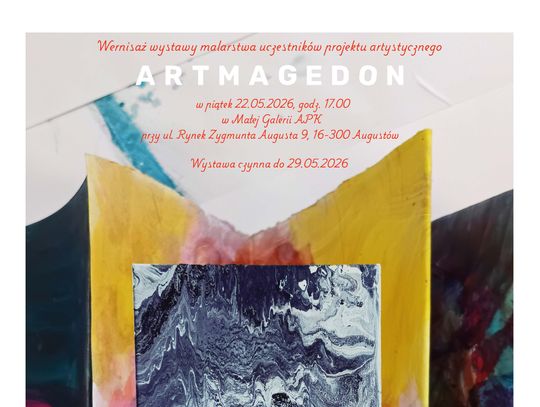 Wernisaż wystawy malarstwa uczestników projektu ARTMAGEDON