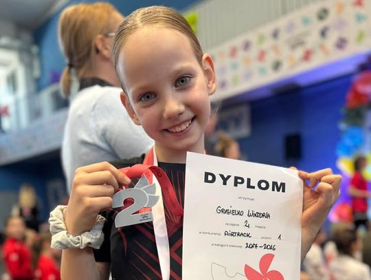 Wiktoria Grygielko z Augustowa na podium w Krakowie