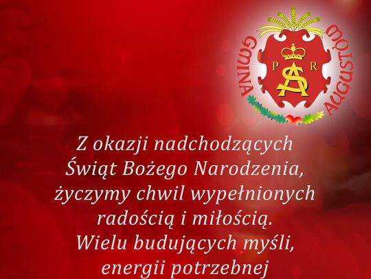 Władze gminy Augustów składają życzenia mieszkańcom