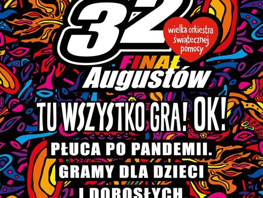 Plakat WOŚP Augustów